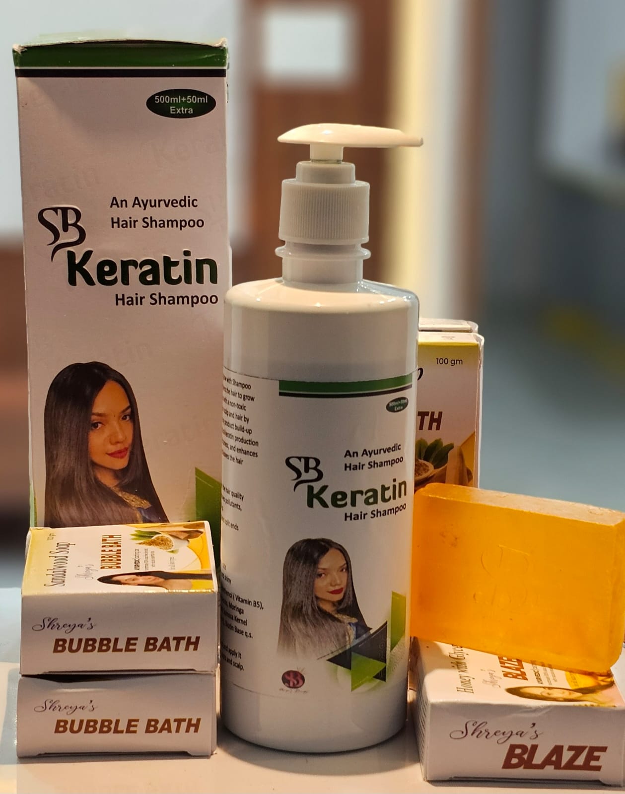 Natural ayurvedic herbal skin care cream jar